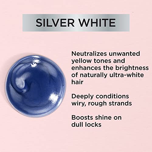 L'Oreal Paris Le Color Gloss One Step Toning Hair Gloss Kit - Silver White, 4 Fl Oz