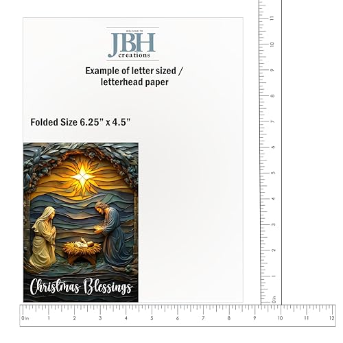 Nativity Blessings Christmas Card Pack of 24 with Envelopes