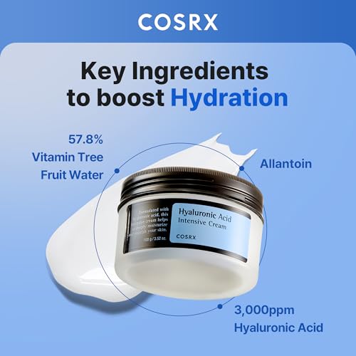 COSRX Hyaluronic Acid Intensive Cream - Daily Moisturizer for Sensitive Skin