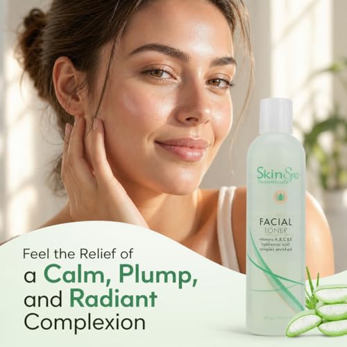 SkinSpa Hydrating Facial Toner with Hyaluronic Acid & Vitamins - 8 Oz