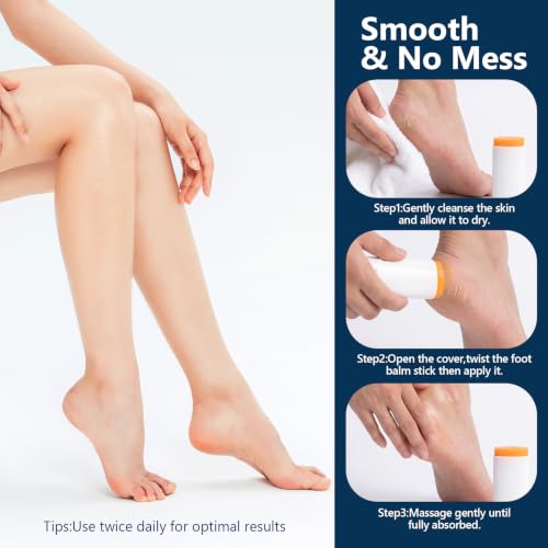 Urea Foot Cream Stick 60% Urea Moisturizer for Dry Cracked Heels & Skin