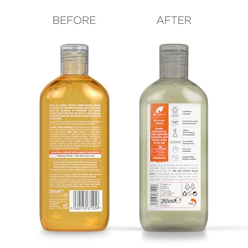 Dr. Organic Manuka Honey Shampoo - Replenishing Hair Therapy 9 fl oz