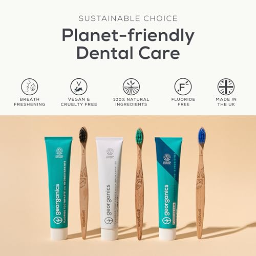 Georganics Probiotic Toothpaste 75ml Mint Flavor - Natural Fluoride-Free Oral Care