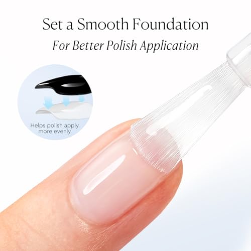 AZUREBEAUTY Clear Base Coat Nail Polish - Quick Dry & Smooth Formula