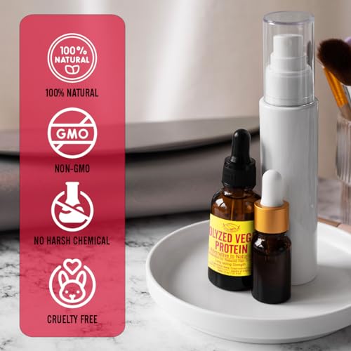 Hydrolyzed Vegetable Protein Liquid - Vegan Keratin Alternative 1.02 Fl Oz