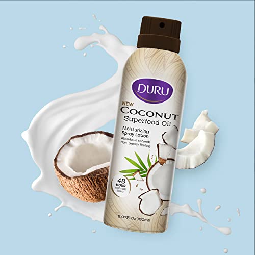 Duru Coconut & Avocado Moisturizing Spray Lotion - 48-Hour Hydration