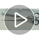 Nekaco 6.5 Inch Silver Hair Cutting Scissors with Adjustable Tension for Salon & Home Use
