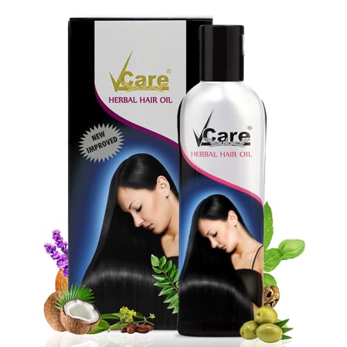 VCare Herbal Hair Oil with Wonder Cap - Nourishing Hair Treatment 100ml