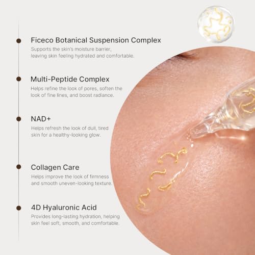 Ficeco Silk Peptides Collagen Ampoule Serum - 25 Pack Face Treatment