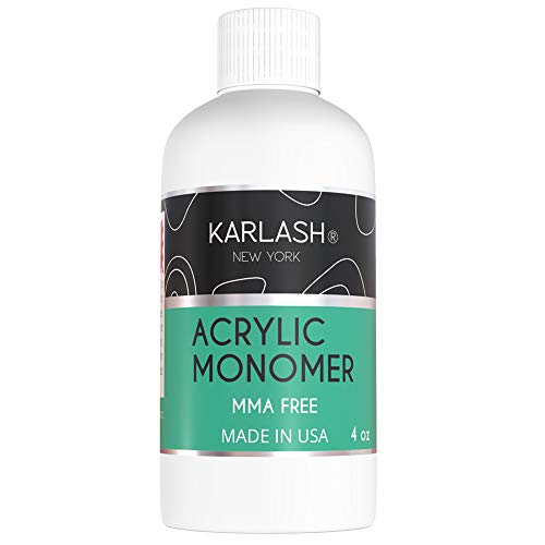 Karlash Professional Acrylic Nail Kit: 2oz Crystal Clear Powder & 4oz Monomer