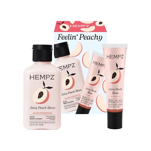 Hempz Feelin' Peachy Mini Body Lotion & Lip Balm Set - 2 Pack