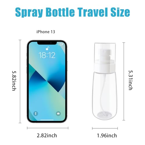 100ml Travel Spray Bottle - Clear Plastic Perfume & Skincare Mist Container