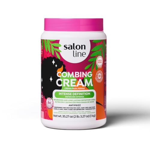Salon Line Curl Defining Leave-In Hair Cream 35.27oz for Wavy & Curly Hair