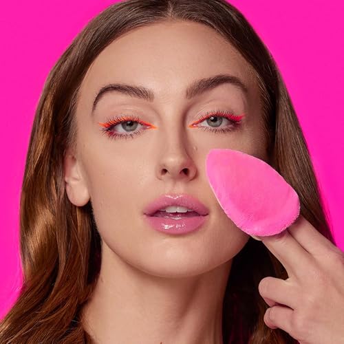 Beautyblender Pocket Puff - Dual-Sided Powder Puff for Baking, Pink