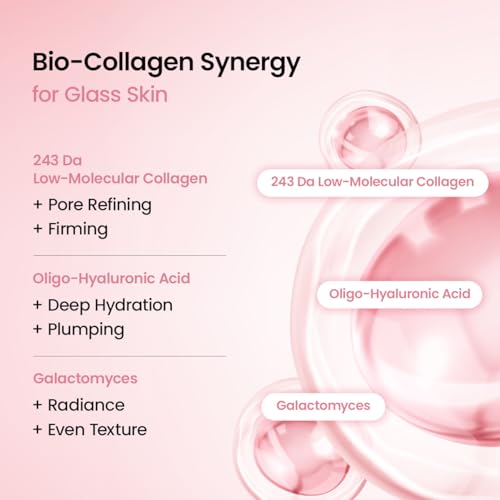 BIODANCE Collagen Deep Hydrating Face Mask Pack of 4 - Pore Minimizing, Anti-Aging, Overnight Hydrogel Skincare