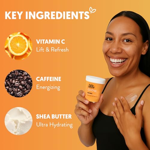 By Nature Glow Vitamin C & Caffeine Body Balm - Hydrating 6.8 oz