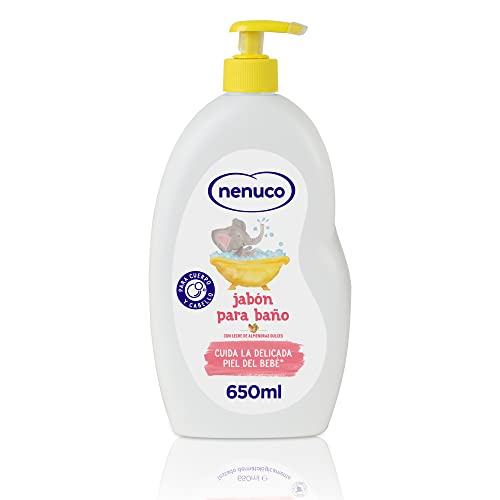 TJTFJS Nenuco Jabón para Baño, con Leche de Almendras Dulces, Cuerpo