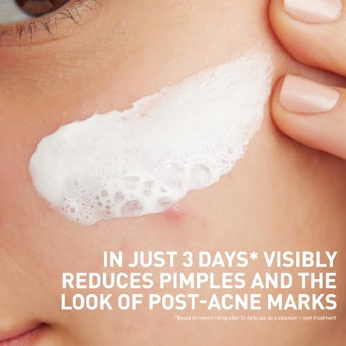 CeraVe Clay to Foam Acne Face Wash, 4 Oz - Salicylic Acid Treatment