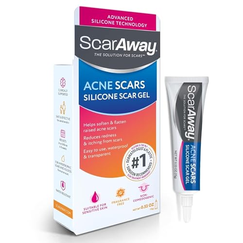 ScarAway Acne Scar Gel - Medical-Grade Silicone Treatment, 15g
