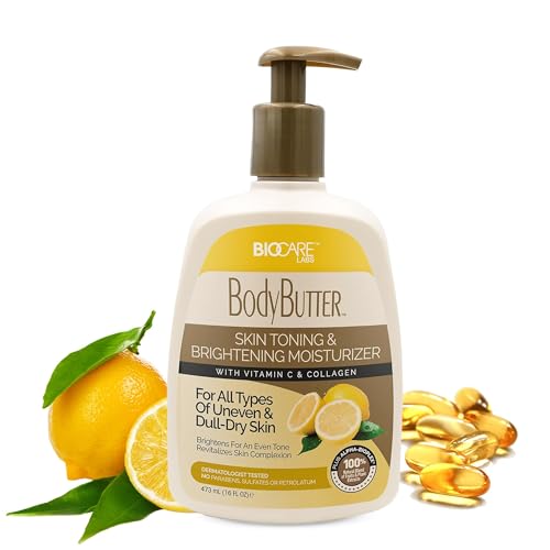 Biocare Labs Vitamin C & Collagen Moisturizing Body Butter - 16 Ounce
