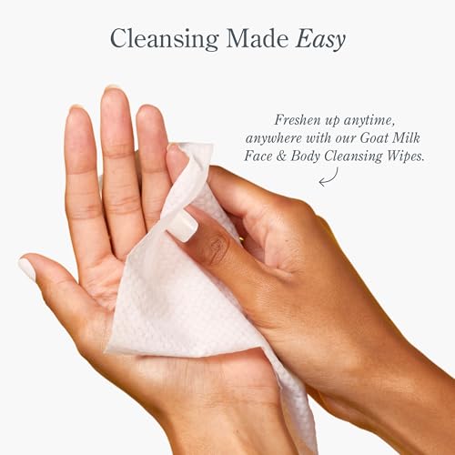 Beekman 1802 Goat Milk Face Wipes Juicy Peachy Lychee - 30 Count