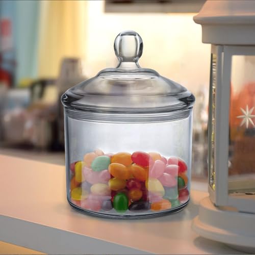 Airtight Clear Acrylic Cookie Jar - 40oz Lidded Candy Dish