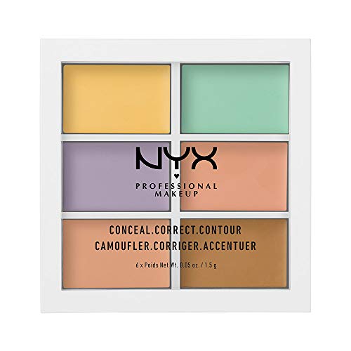 NYX Professional Makeup Color Correcting Concealer Palette - 6 Shades