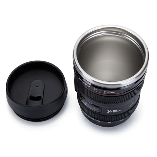 Canon Lens Coffee Mug - Stainless Steel Insulated Tumbler