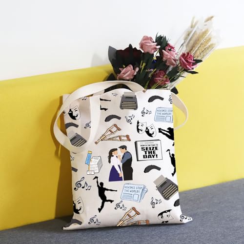 Broadway Newsies Makeup Bag - Musical Themed Cosmetic Tote Gift for Actors & Fans