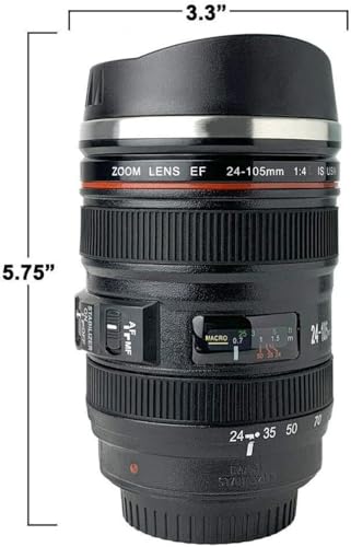 Canon Lens Coffee Mug - Stainless Steel Insulated Tumbler