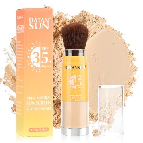 Mineral Powder Sunscreen SPF 35 - Setting Makeup for Face & Scalp