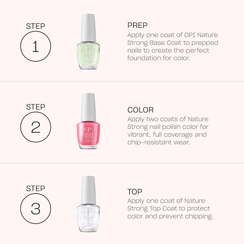 OPI Nature Strong Nail Polish - Big Bloom Energy, Long-Wear Vegan Formula