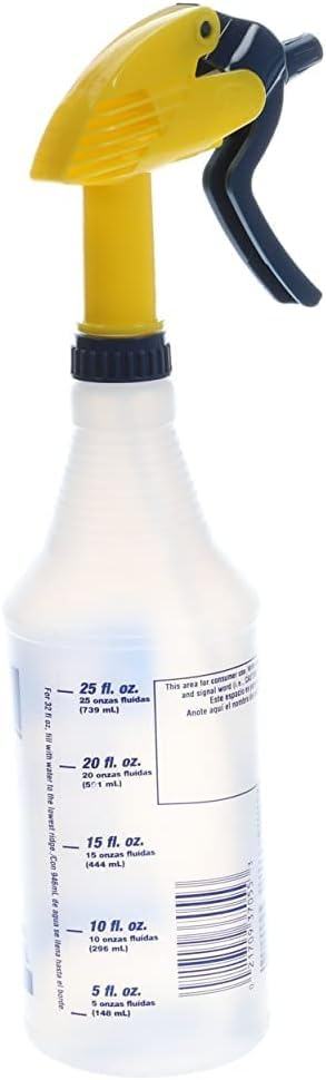 ZEP Professional Spray Bottle - 32 oz Adjustable Nozzle | Fine Mist & Powerful Spray, Refillable (Pack of 3)
