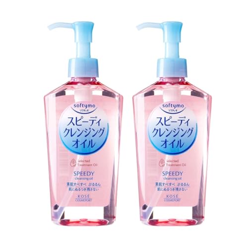 Kose Softy Mo Speedy Cleansing Oil 2-Pack - Gentle Makeup & Impurity Remover