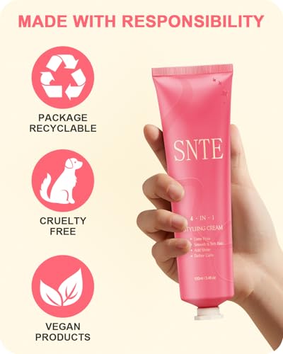 Samnyte 4-in-1 Hair Styling Cream - Anti-Frizz & Curl Defining Lotion