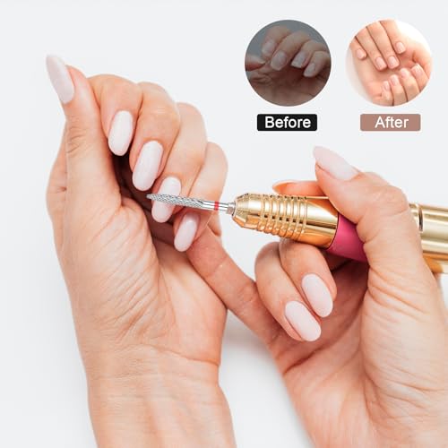 Safety Carbide Nail Drill Bit for Cuticle Cleaning & Polishing