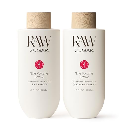 Raw Sugar Volume Revive Shampoo + Conditioner Set, 16 Fl Oz