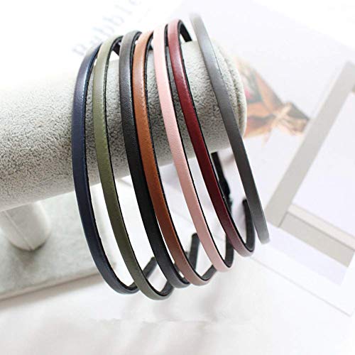 Leather Party Headband with Bows for Women & Girls
