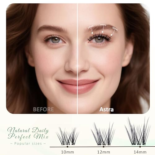 Self-Adhesive Lash Clusters Kit Astra | 10-16mm, Easy to Apply