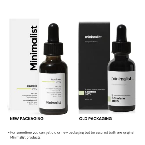 Minimalist Squalane Oil - Lightweight Moisturizer for Face, Hair & Skin | 1 Fl Oz