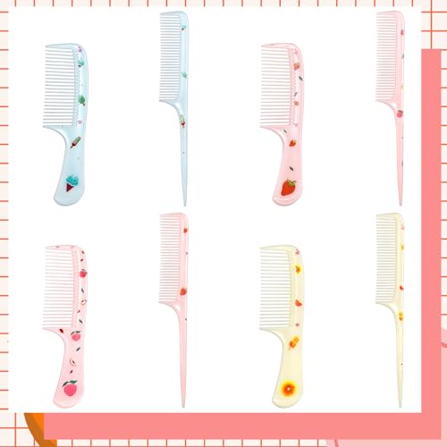 8-Piece Toddler Hair Comb Set - Gentle Baby Grooming Combs