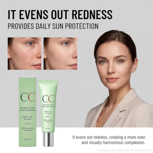 GlowMy Colour-Correcting CC Cream SPF 30 – Lightweight Foundation