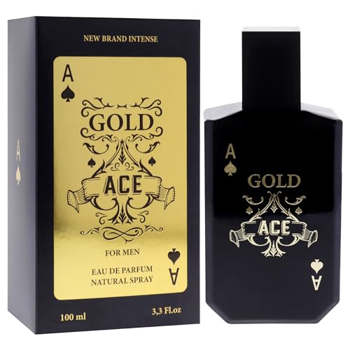 New Brand Gold Ace Men’s 3.3 oz EDP Spray - Fresh Spicy Fragrance