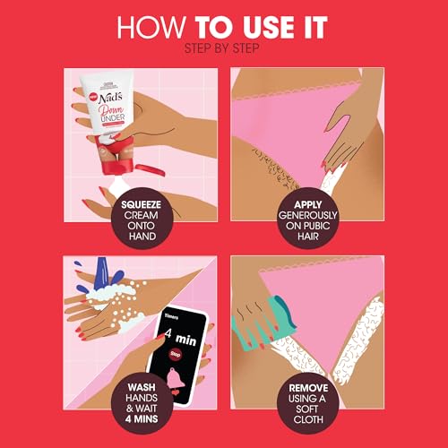 Nad's Down Under Intimate Hair Removal Cream for Women - 150ml