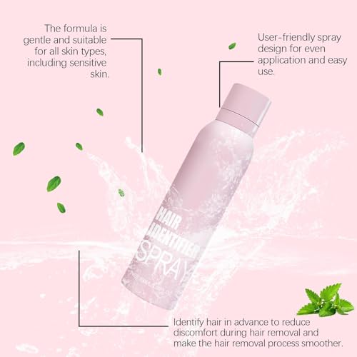 Hair Identifier Spray for Face Shaving, Hair Identifier Spray for Face Dermaplaning, Facial Hair Identifier Spray for Dermaplaning, Dermaplaning Spray Face Shaving Powder Spray (1 Spray Only)