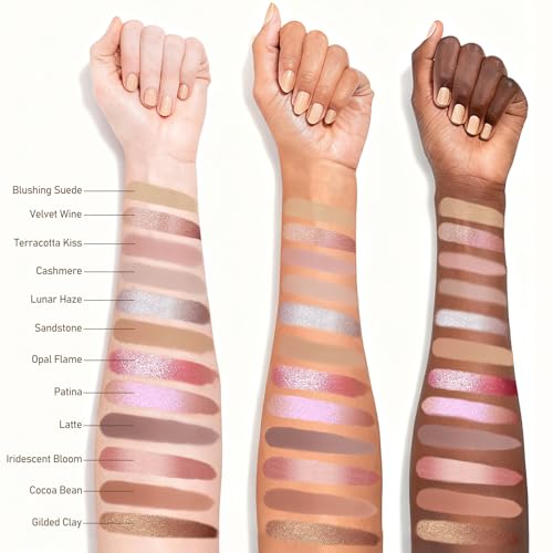 SZDYM Chameleon Eyeshadow Palette #02, 12-Color Duo Chrome Sparkle Set