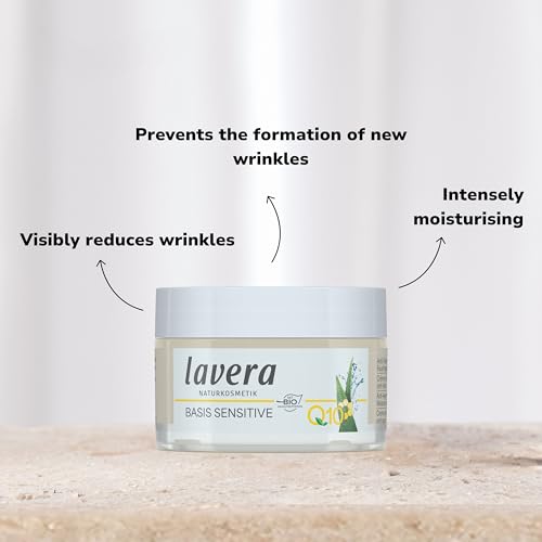lavera Basis Sensitive Anti-Wrinkle Moisturizing Cream with Q10 & Aloe Vera