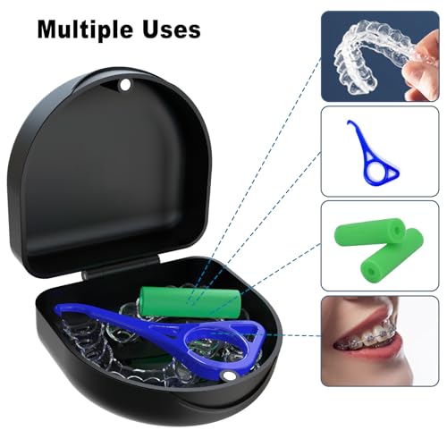 BVN Slim Retainer Case - Portable Dental Storage for Aligners & Mouthguards