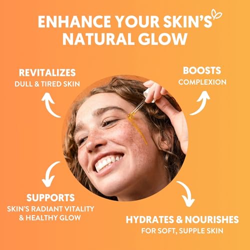 By Nature Hydrating Face Oil with Vitamin C & Turmeric - 1 fl. oz