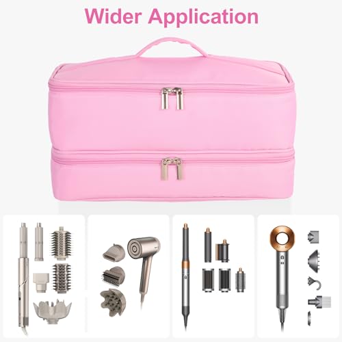 Double-Layer Travel Carrying Case for Shark FlexStyle & Dyson Airwrap
